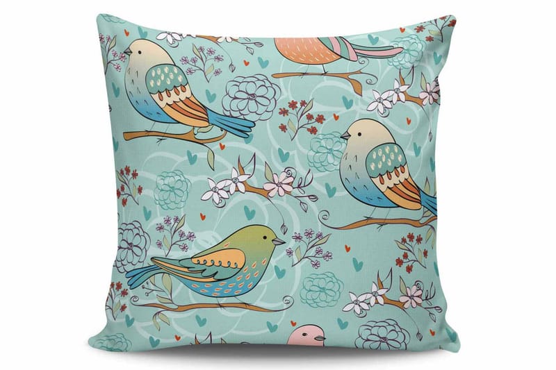 Kissy Putetrekk 45x45 cm - Multi - Tekstiler - Pute & pledd - Pynteputer
