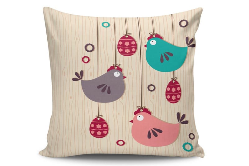 Kissy Putetrekk 45x45 cm, Multi