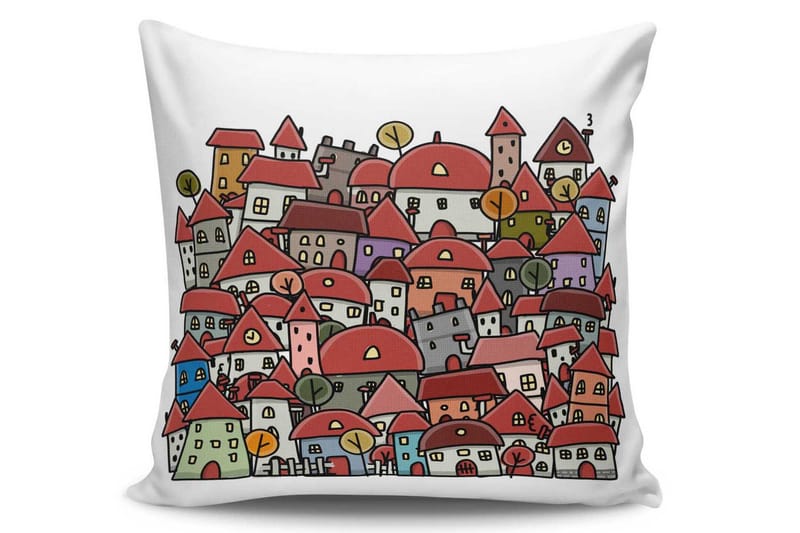 Kissy Putetrekk 45x45 cm - Multi - Tekstiler - Pute & pledd - Pynteputer