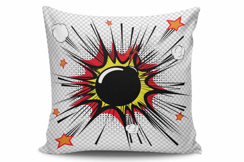 Kissy Pute 45x45 cm - Multi - Tekstiler - Pute & pledd - Pynteputer