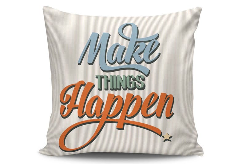 Kissy Putetrekk 45x45 cm - Multi - Tekstiler - Pute & pledd - Pynteputer