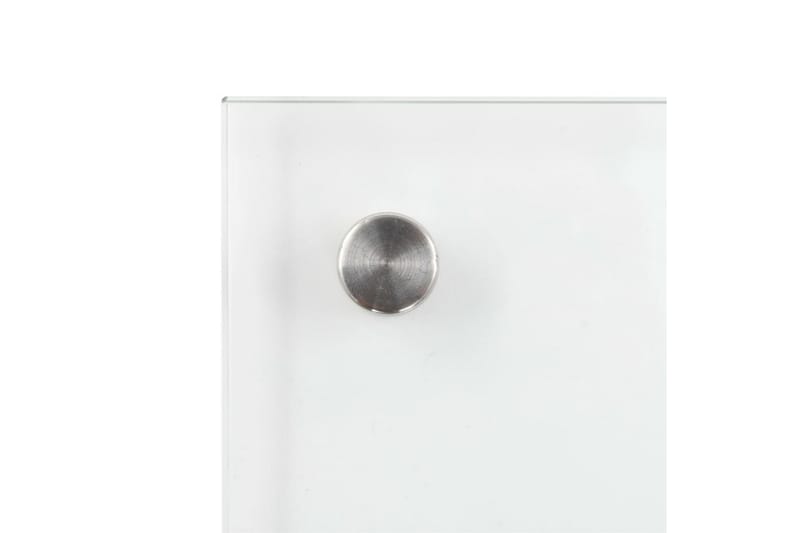 Kjøkkenplate gjennomsiktig 80x50 cm herdet glass - Gjennomsiktig - Tekstiler - Pute & pledd - Pynteputer