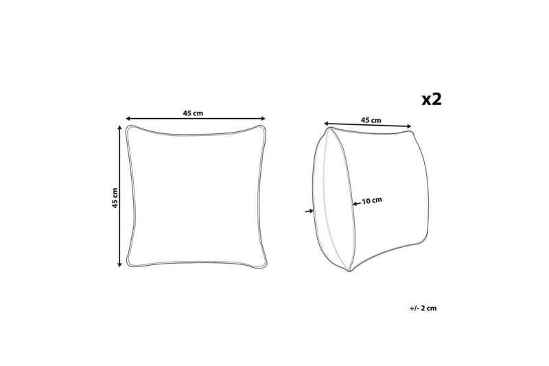 Pynteputer Koodal sett med 2 - Tekstiler - Pute & pledd - Pynteputer