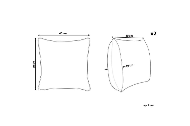 Pynteputer Lalam sett med 2 - Tekstiler - Pute & pledd - Pynteputer
