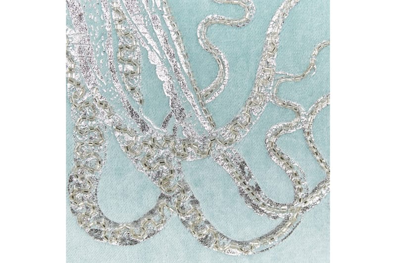 Pynteputer Laminaria sett med 2 Blå/Sølv - Blå/Sølv - Tekstiler - Pute & pledd - Hagepute