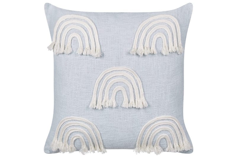 Pynteputer Leea sett med 2 Blå/Hvit - Blå/Hvit - Tekstiler - Pute & pledd - Hagepute