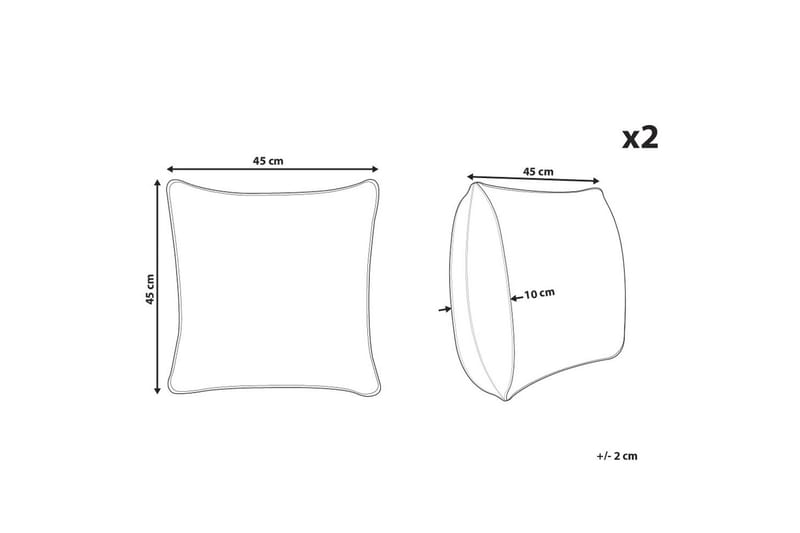 Pynteputer Leroy sett med 2 - Tekstiler - Pute & pledd - Pynteputer
