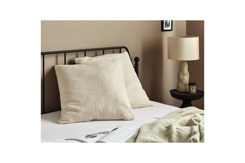 Pynteputer Leuzea sett med 2 Beige, 60x60 cm - Beige, 60x60 cm - Tekstiler - Pute & pledd - Hagepute