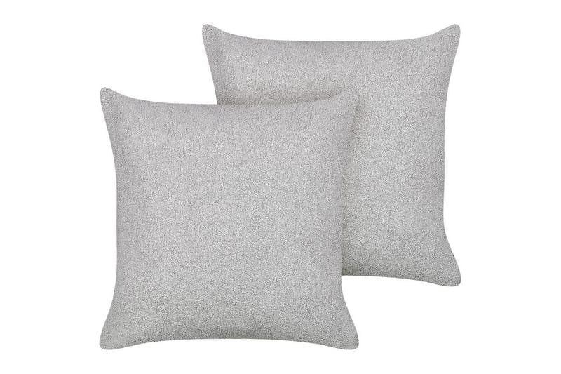 Pynteputer Leuzea sett med 2 Grå, 60x60 cm - Grå, 60x60 cm - Tekstiler - Pute & pledd - Hagepute