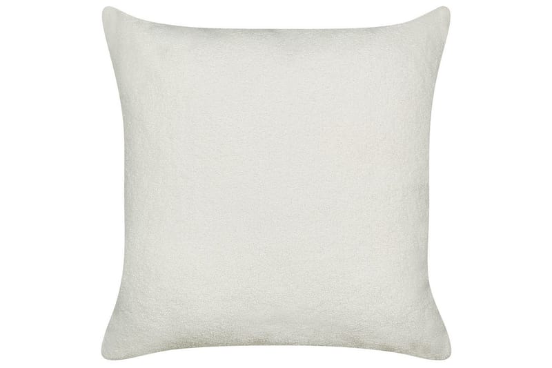 Pynteputer Leuzea sett med 2 Hvit, 60x60 cm - Hvit, 60x60 cm - Tekstiler - Pute & pledd - Hagepute