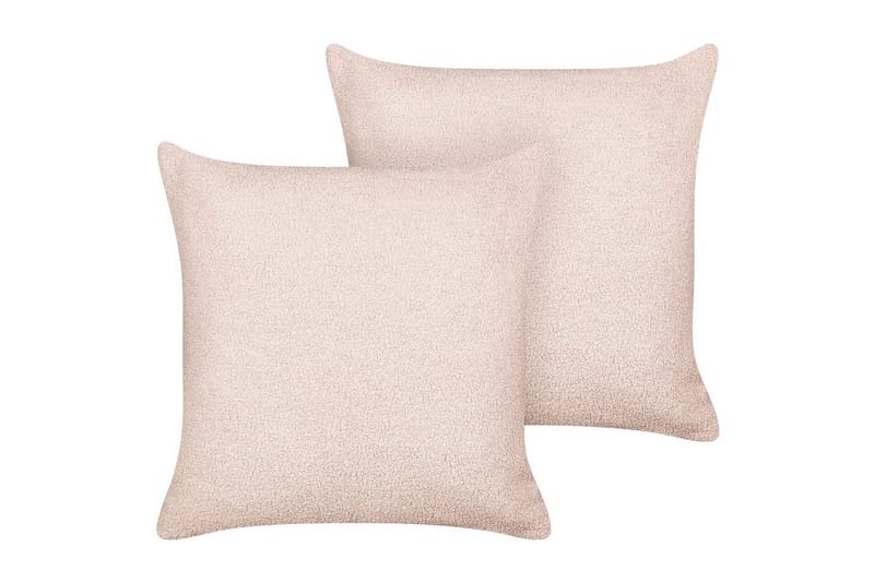 Pynteputer Leuzea sett med 2 Rosa, 45x45 cm - Rosa, 45x45 cm - Tekstiler - Pute & pledd - Hagepute