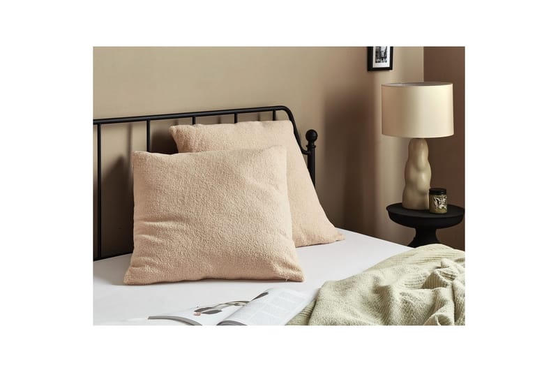 Pynteputer Leuzea sett med 2 Sandbeige, 60x60 cm - Sandbeige, 60x60 cm - Tekstiler - Pute & pledd - Hagepute