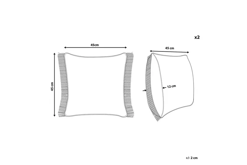 Pynteputer Lonar sett med 2 - Tekstiler - Pute & pledd - Pynteputer