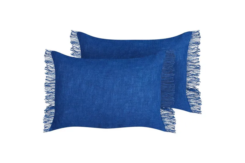 Pynteputer Maba sett med 2 Blå - Blå - Tekstiler - Pute & pledd - Hagepute