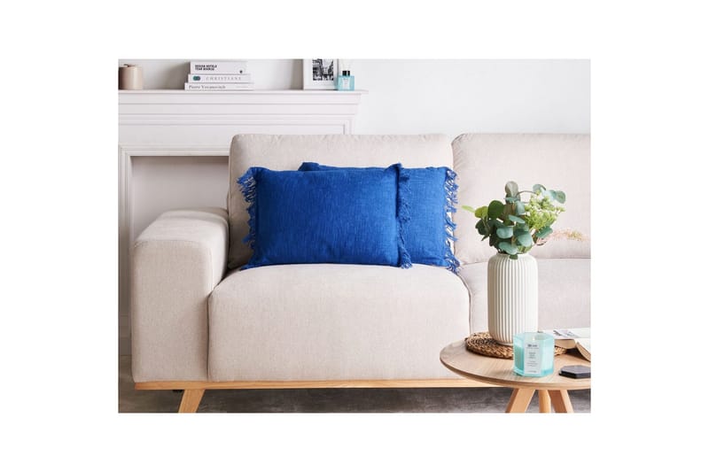 Pynteputer Maba sett med 2 Blå - Blå - Tekstiler - Pute & pledd - Hagepute