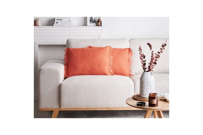 Pynteputer Maba sett med 2 Oransje - Oransje - Tekstiler - Pute & pledd - Hagepute