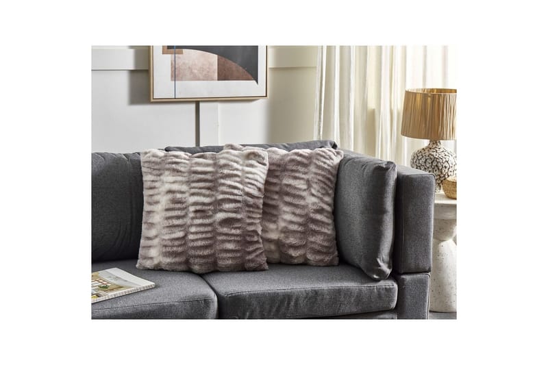 Pynteputer Macodes sett med 2 Lys grå - Lys grå - Tekstiler - Pute & pledd - Hagepute