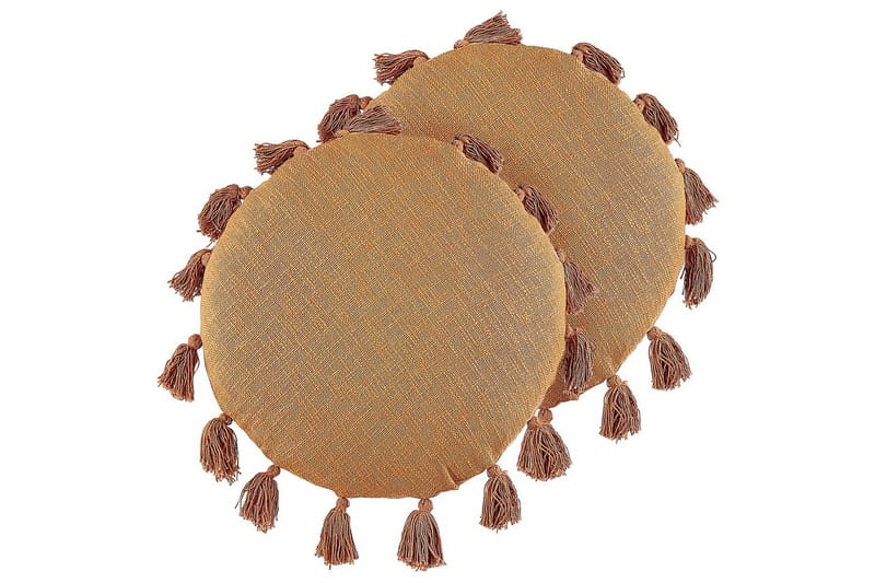 Pynteputer Madia sett med 2 Oransje, Oransje