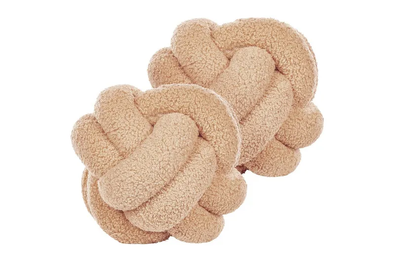 Pynteputer Malni sett med 2 Beige - Beige - Tekstiler - Pute & pledd - Hagepute