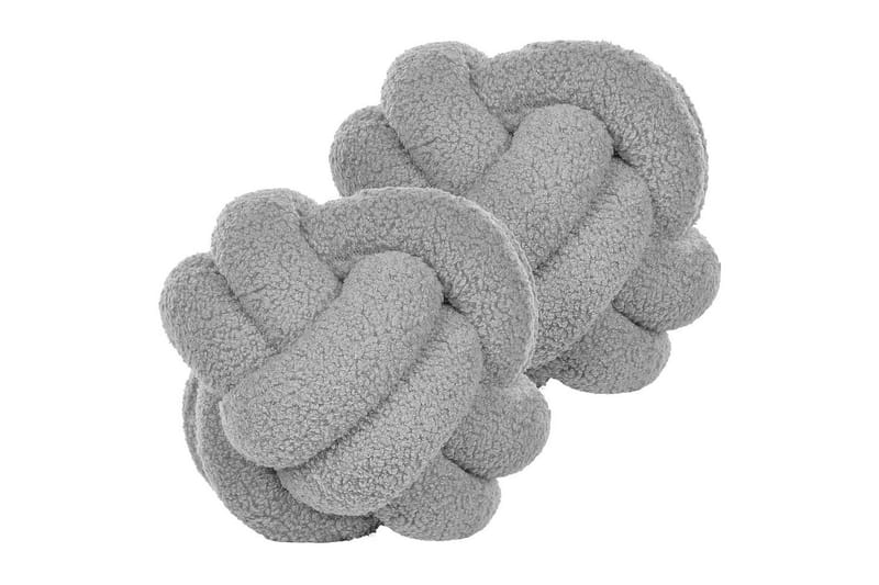 Pynteputer Malni sett med 2 Grå - Grå - Tekstiler - Pute & pledd - Hagepute