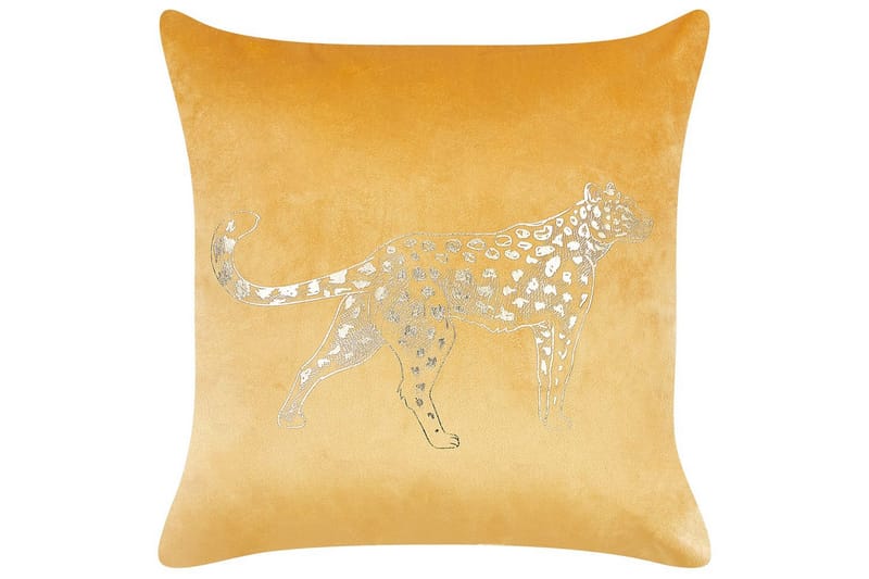 Pynteputer Marula sett av 2 Gul/Gull - Gul/Gull - Tekstiler - Pute & pledd - Hagepute