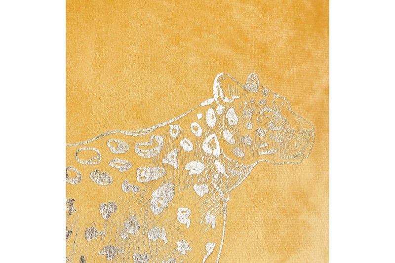 Pynteputer Marula sett av 2 Gul/Gull - Gul/Gull - Tekstiler - Pute & pledd - Hagepute