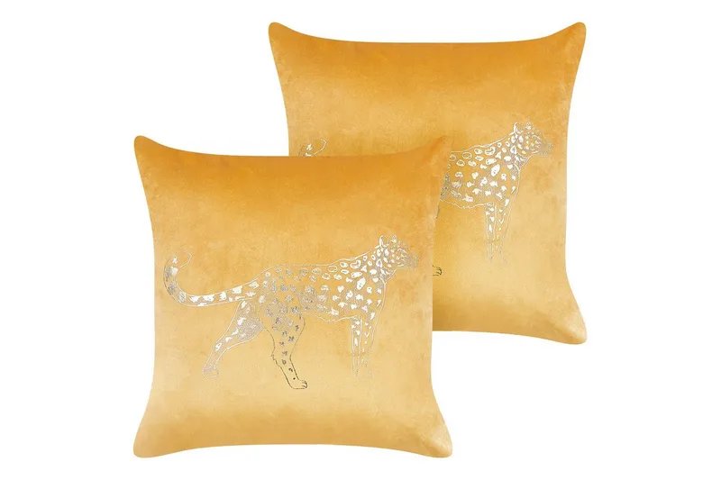 Pynteputer Marula sett av 2 Gul/Gull, Gul/Gull