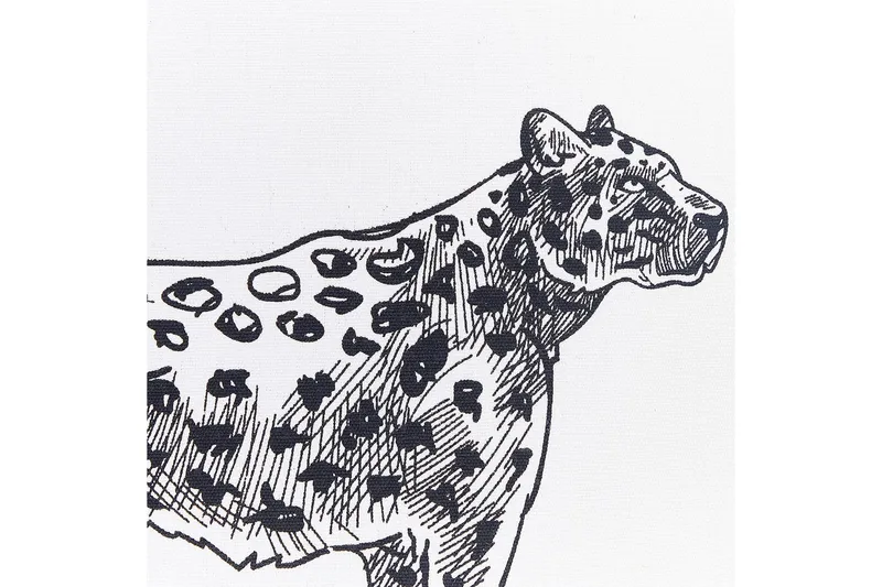 Pynteputer Marula sett av 2 Hvit/Svart - Hvit/Svart - Tekstiler - Pute & pledd - Hagepute