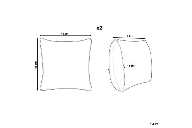 Pynteputer Meadowfoam sett på 2 - Tekstiler - Pute & pledd - Pynteputer