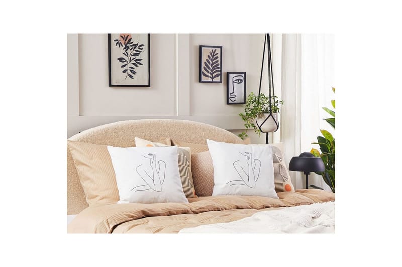 Pynteputer Meadowfoam sett på 2 - Tekstiler - Pute & pledd - Pynteputer