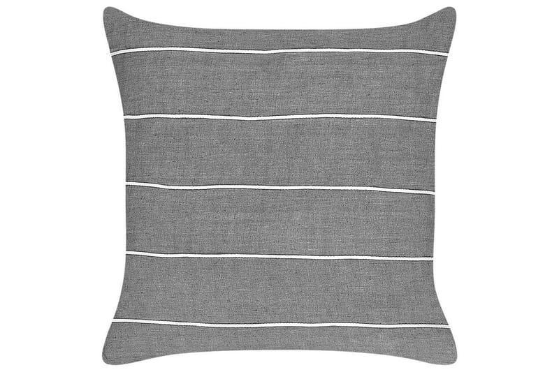 Pynteputer Milas sett med 2 Grå/hvit - Grå/hvit - Tekstiler - Pute & pledd - Hagepute