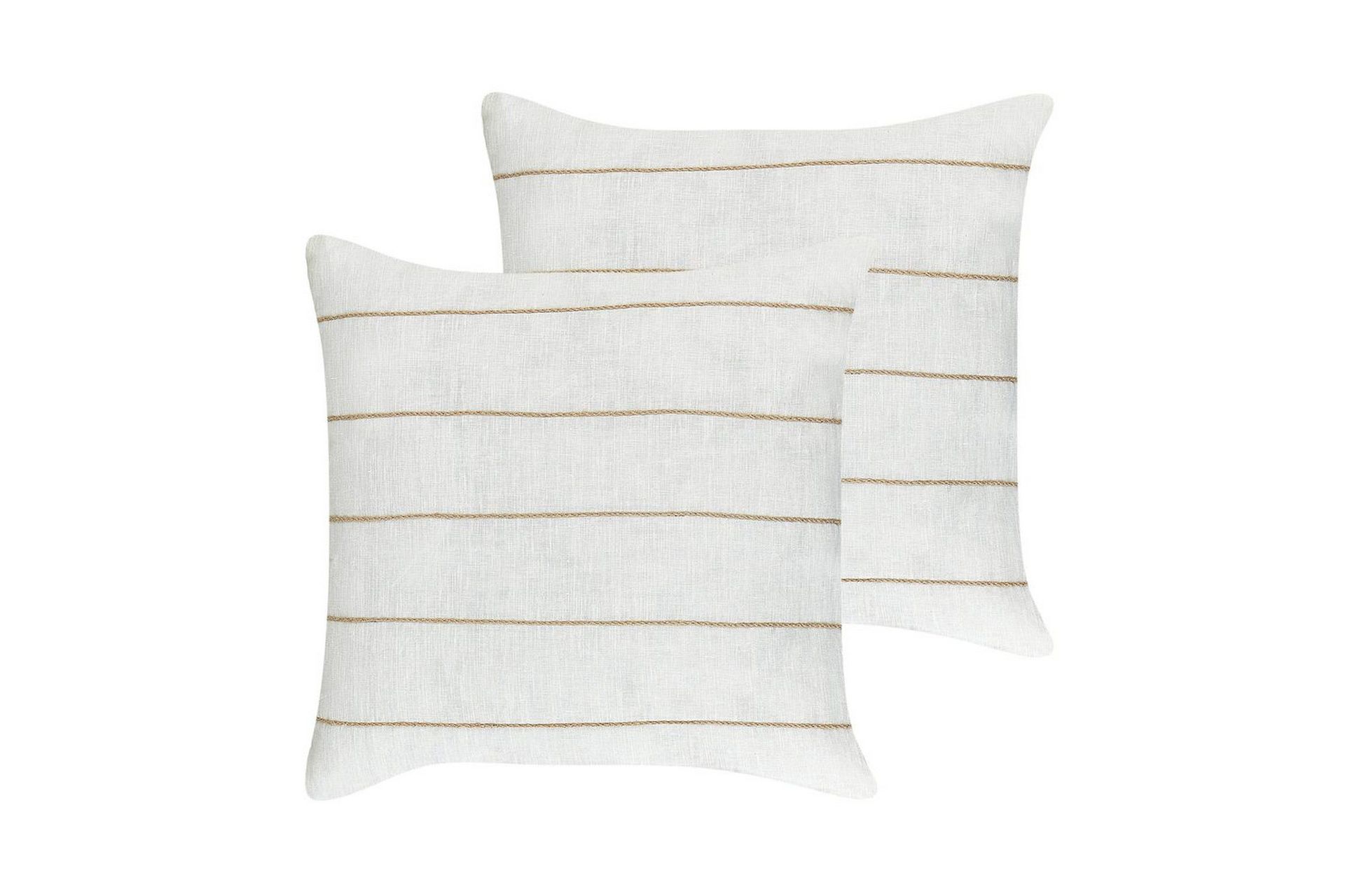 Pynteputer Milas sett med 2 Hvit/Beige - Hvit/Beige
