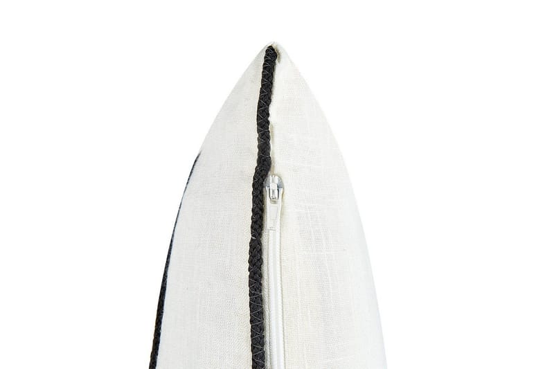 Pynteputer Milas sett med 2 Hvit/Svart - Hvit/Svart - Tekstiler - Pute & pledd - Hagepute