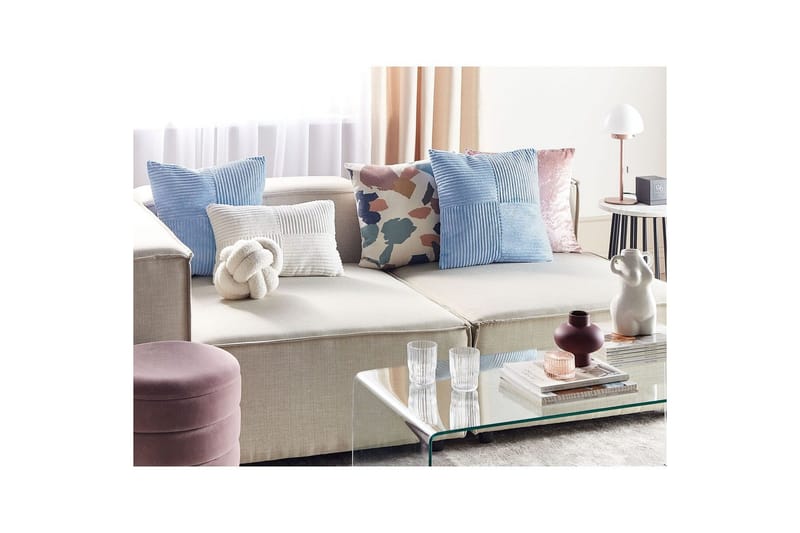 Pynteputer Millet sett med 2 Blå, Firkantet - Blå, Firkantet - Tekstiler - Pute & pledd - Hagepute