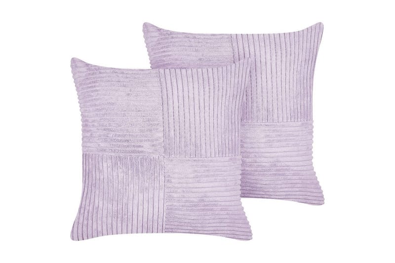 Pynteputer Millet sett med 2 Fiolett, Firkantet - Fiolett, Firkantet - Tekstiler - Pute & pledd - Hagepute