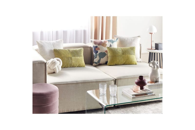 Pynteputer Millet sett med 2 Grønn, Rektangulær - Grønn, Rektangulær - Tekstiler - Pute & pledd - Hagepute