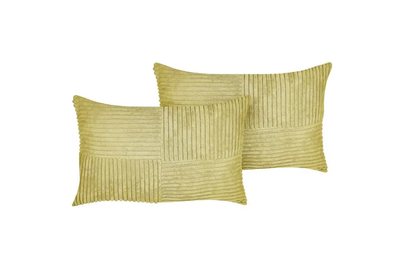 Pynteputer Millet sett med 2 Grønn, Rektangulær - Grønn, Rektangulær - Tekstiler - Pute & pledd - Hagepute