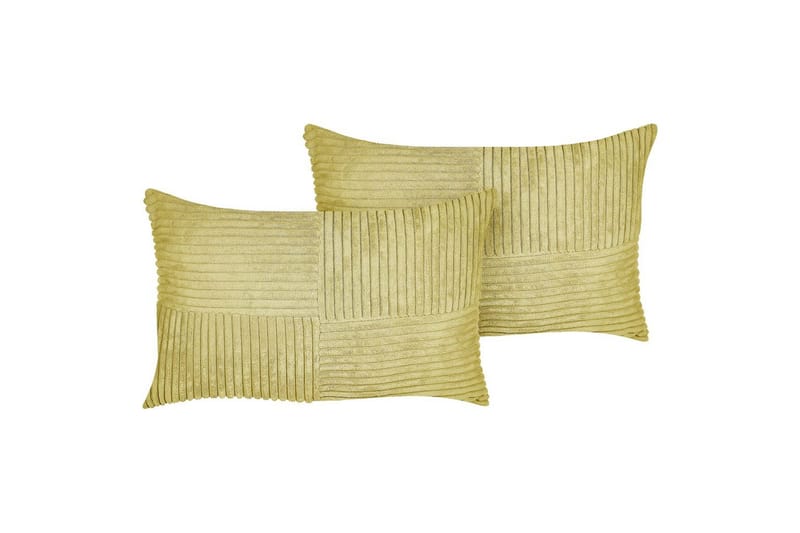 Pynteputer Millet sett med 2 Grønn, Rektangulær - Grønn, Rektangulær - Tekstiler - Pute & pledd - Hagepute