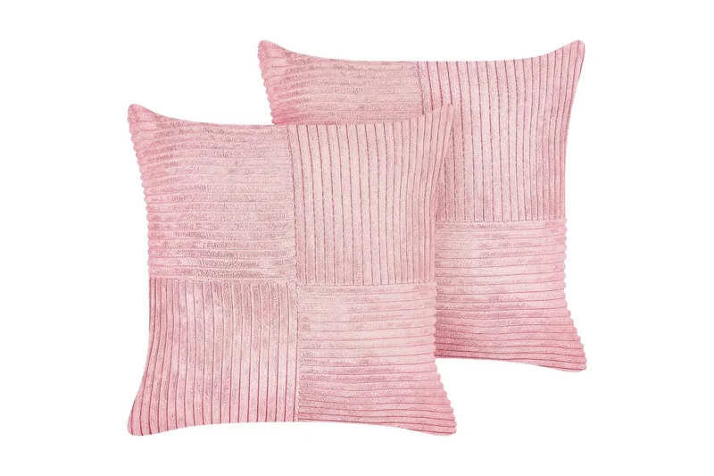 Pynteputer Millet sett med 2 Rosa, Firkantet, Rosa, Firkantet