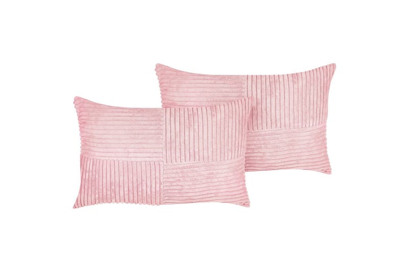 Pynteputer Millet sett med 2 Rosa, Rektangulær - Rosa, Rektangulær - Tekstiler - Pute & pledd - Hagepute