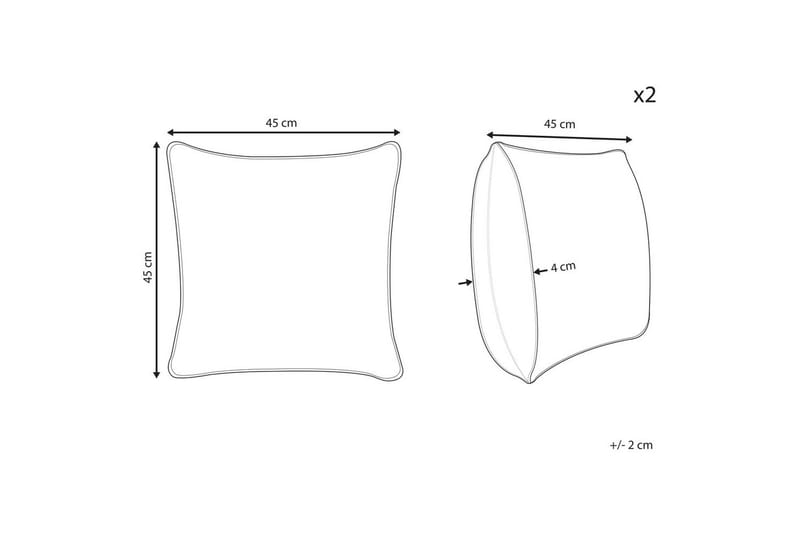 Pynteputer Mingora sett med 2 - Tekstiler - Pute & pledd - Hagepute