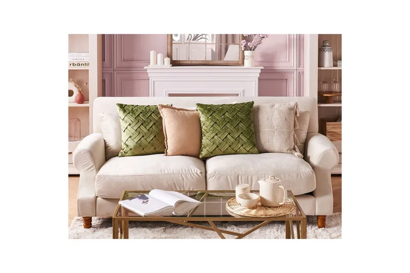 Pynteputer Narcissus sett på 2 - Tekstiler - Pute & pledd - Hagepute