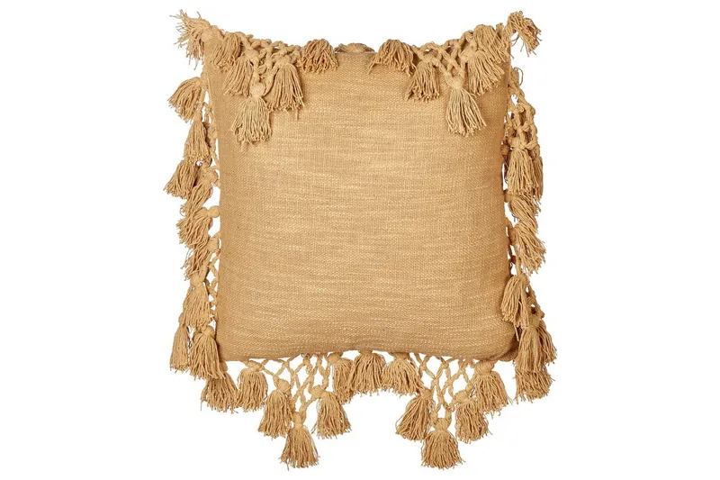 Pynteputer Olearia sett av 2 Sandbeige - Sandbeige - Tekstiler - Pute & pledd - Pynteputer