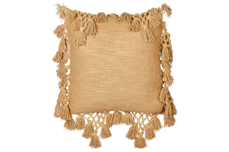 Pynteputer Olearia sett av 2 Sandbeige - Sandbeige - Tekstiler - Pute & pledd - Pynteputer