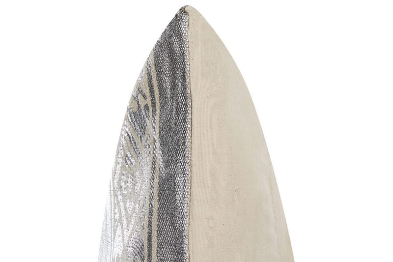 Pynteputer Oujda sett med 2 Silver - Silver - Tekstiler - Pute & pledd - Hagepute