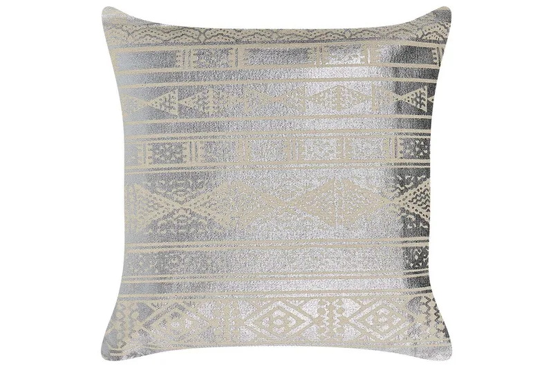 Pynteputer Oujda sett med 2 Silver - Silver - Tekstiler - Pute & pledd - Hagepute