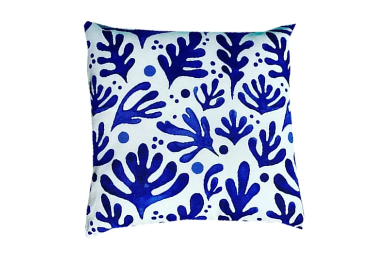 Putetrekk 50 x 50 cm, Blå