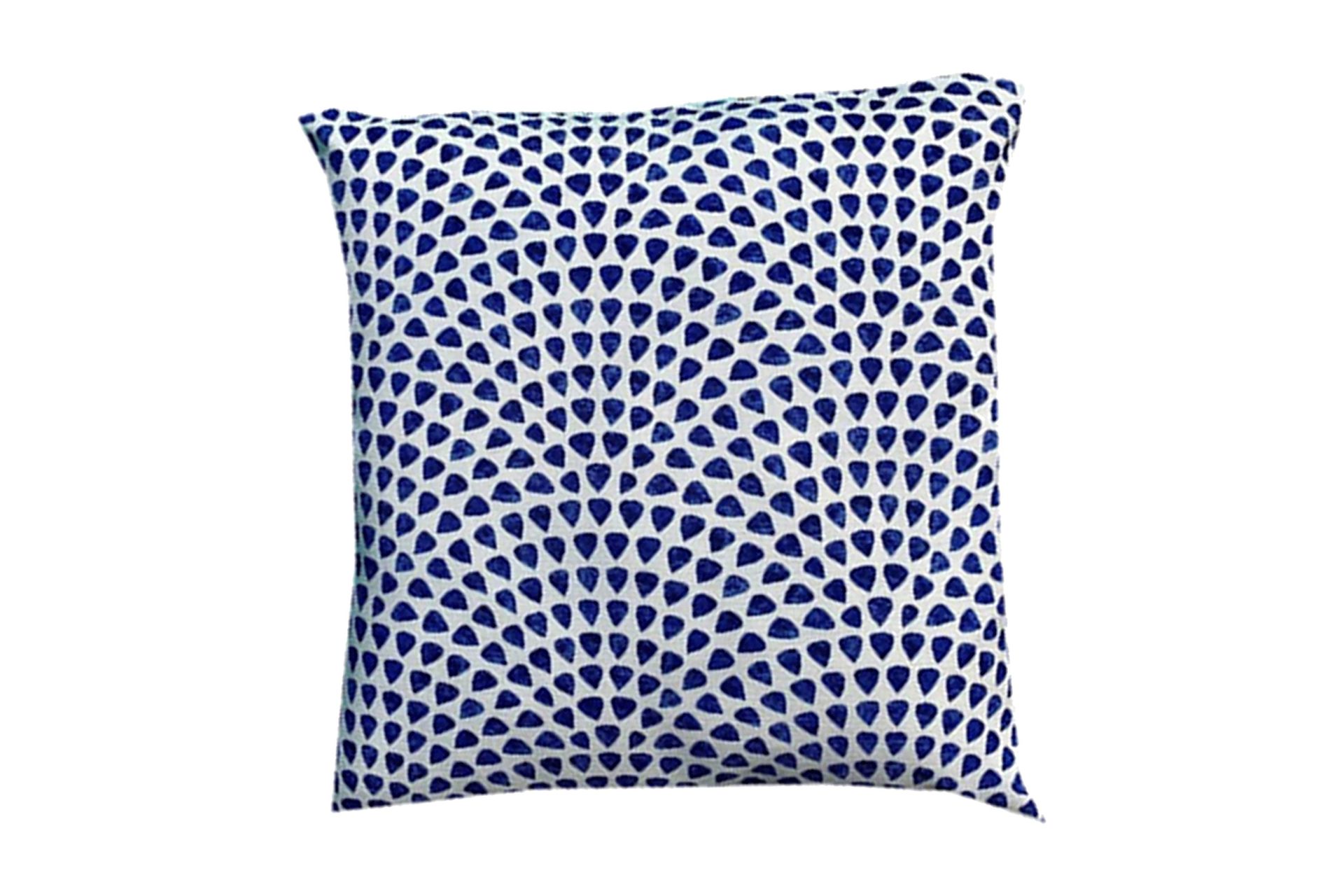 Putetrekk 50 x 50 cm - Blå
