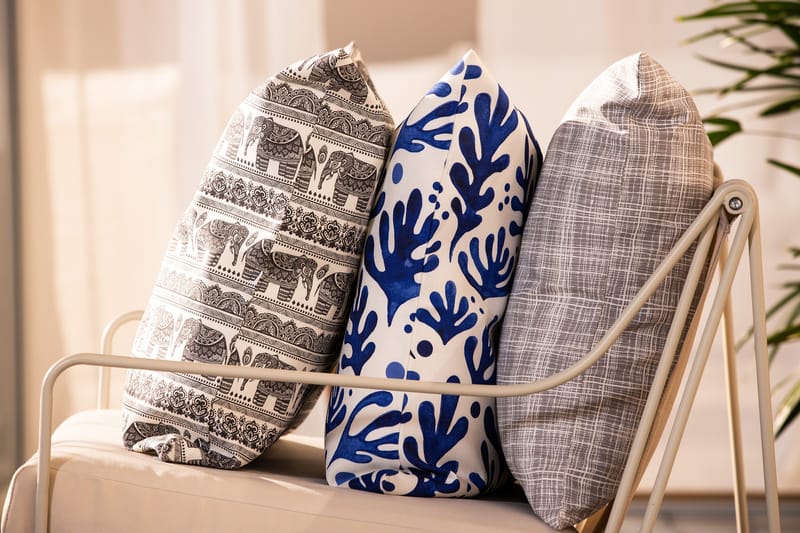 Putetrekk 50 x 50 cm - Grå - Tekstiler - Pute & pledd - Pynteputer