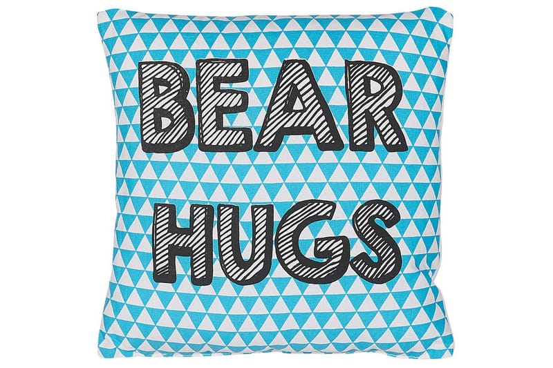 Pynteputer Radzkot sett med 2 Blå/hvit/svart - Blå/hvit/svart - Tekstiler - Pute & pledd - Hagepute